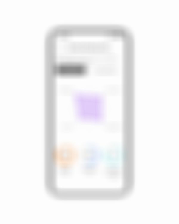 Mobile app screen showing "Result Meaning Test" with a radial chart and scores for meaningful, meaningless work, and work as a source of meaning.