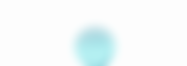 A soft, blurred blue circle on a white background, creating a serene and minimalistic abstract appearance.