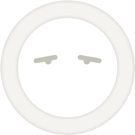 Emoji der versucht, die Gefühle eines indifferenten Sinntyps zu immitieren.