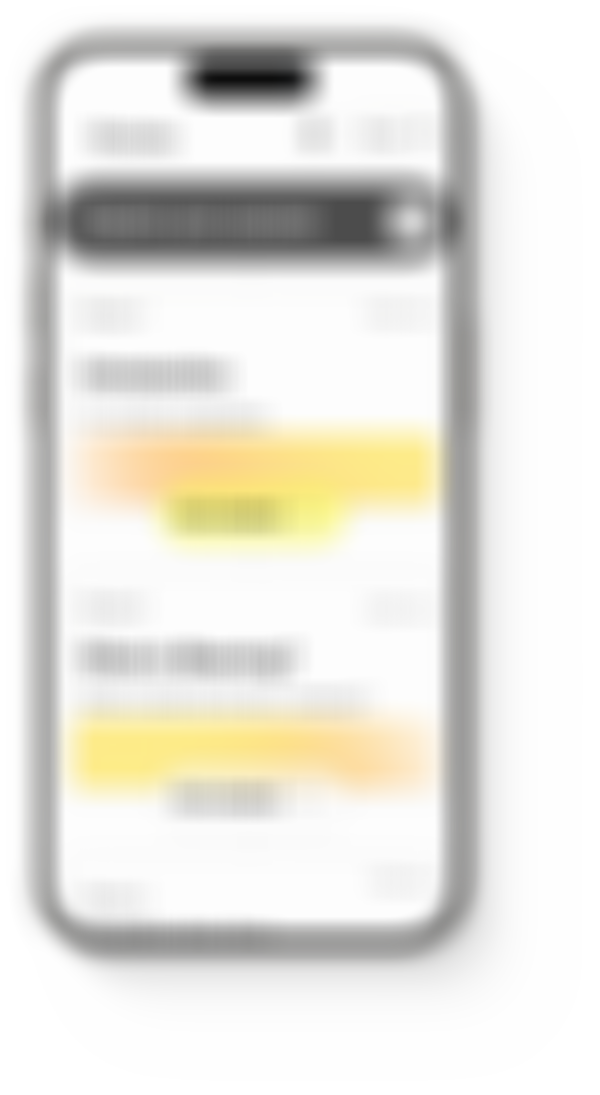 Smartphone screen showing an app with modules titled "Introduction" and "What is Meaning?" Each has a "Get started" button.