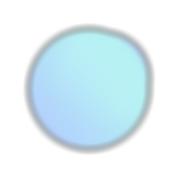 Blaue Bubble