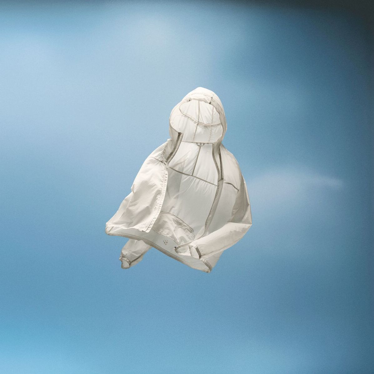 jakke som svever i luften