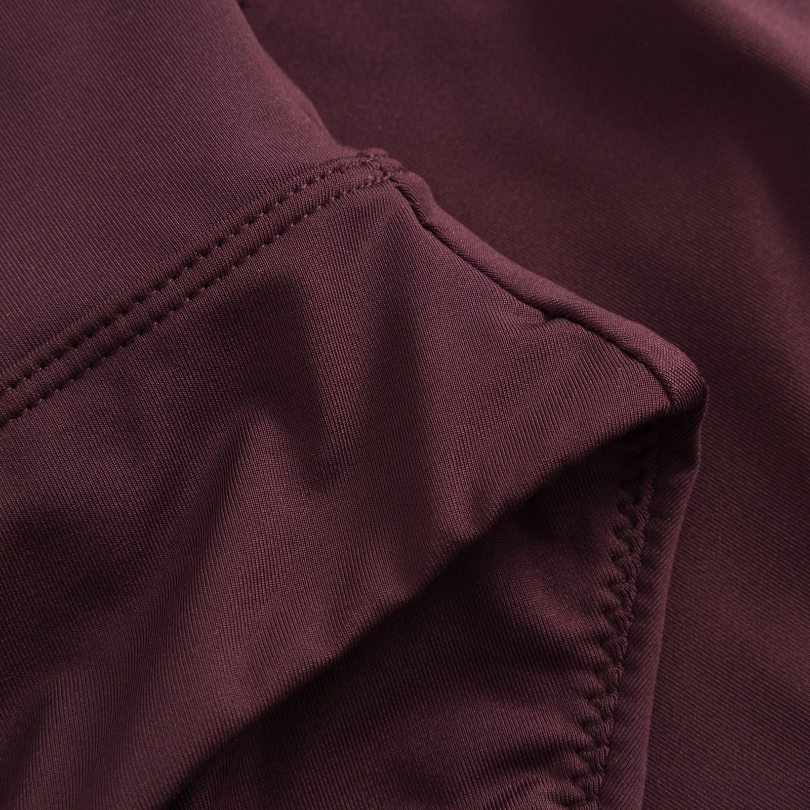 close up burgundy bottom swim