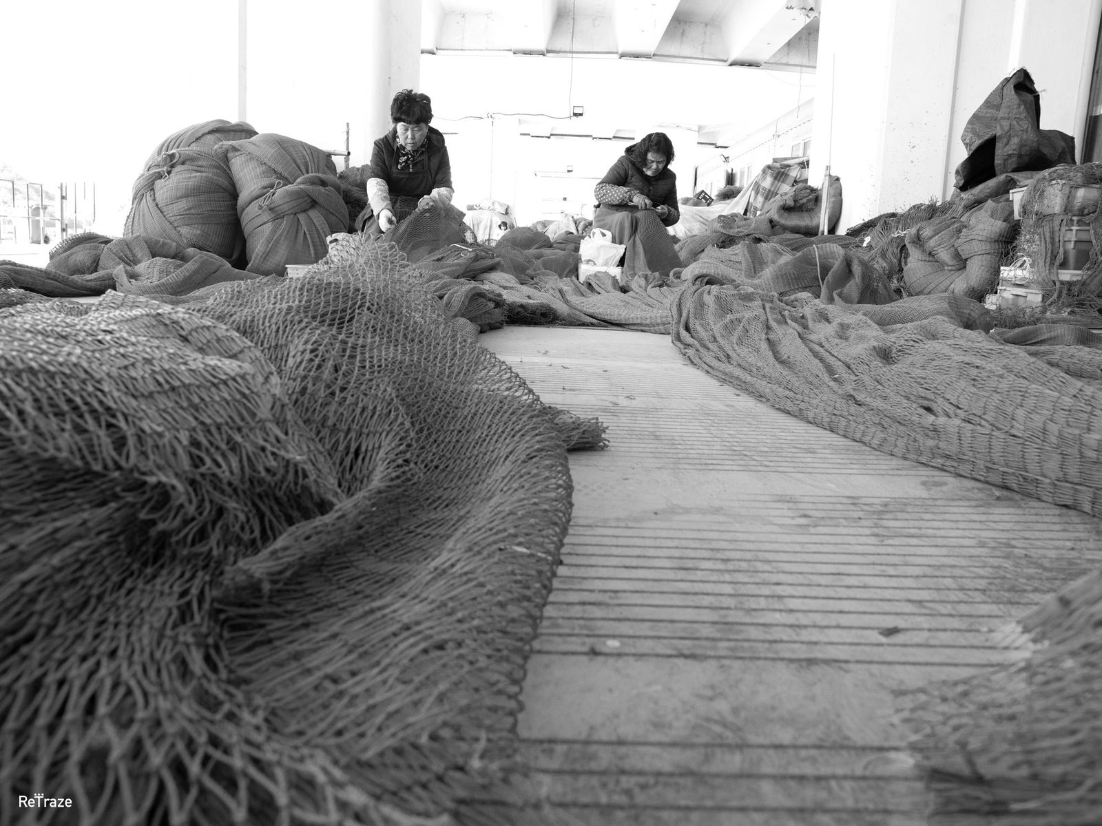 Fishing nets recycling