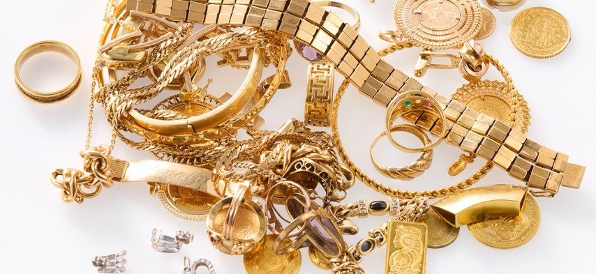 Diverser Goldschmuck