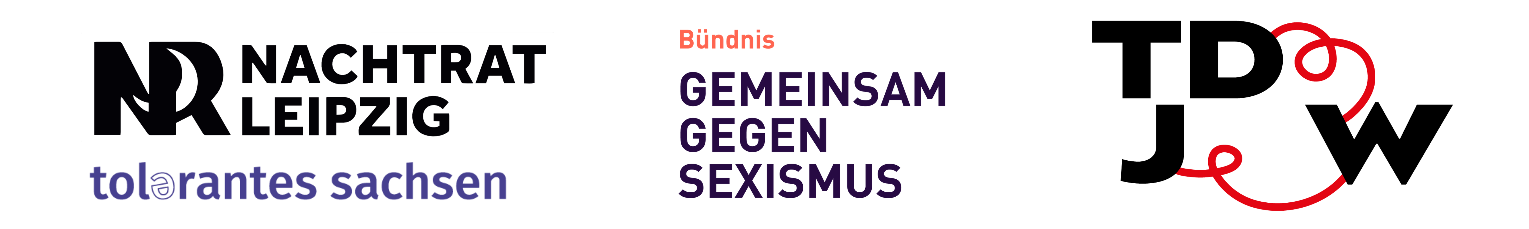 Nachrat Leipzig - Netzwerk Tolerantes Sachsen - Bündnis Gemeinsam Gegen Sexismus - TDJW Leipzig