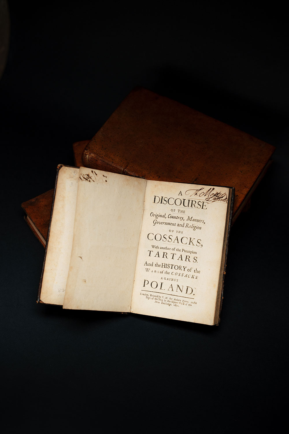 Книга-П’єра-Шевальє-«A-Discourse-of-the-Original,-Countrey,-Manners,-Government-and-Religion-of-the-Cossacks,-With-another-of-the-Precopian-Tartars»-(1663) фото 2
