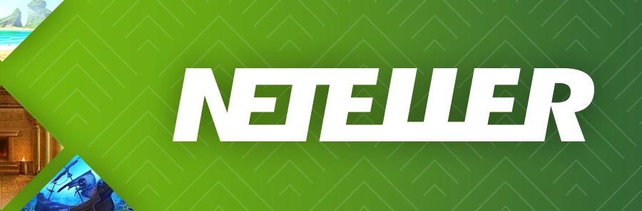 Neteller Logo auf grünem Hintergrund als Symbol für Online Casino Zahlungen