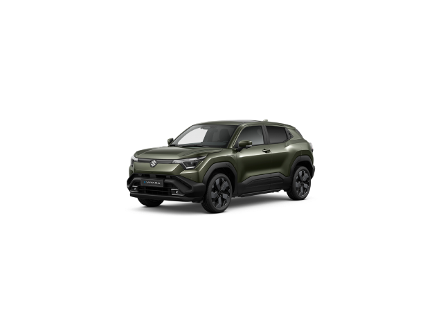 Green SUV with sleek design, tinted windows, and modern features. Displayed against a plain white background.