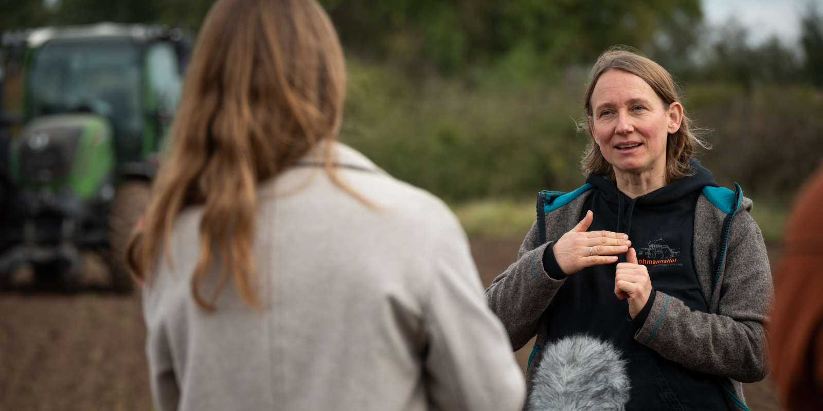 Bioland Landwirtin Amalie Lohmann im Interview. Bioland Landwirtin Amalie Lohmann im Interview.