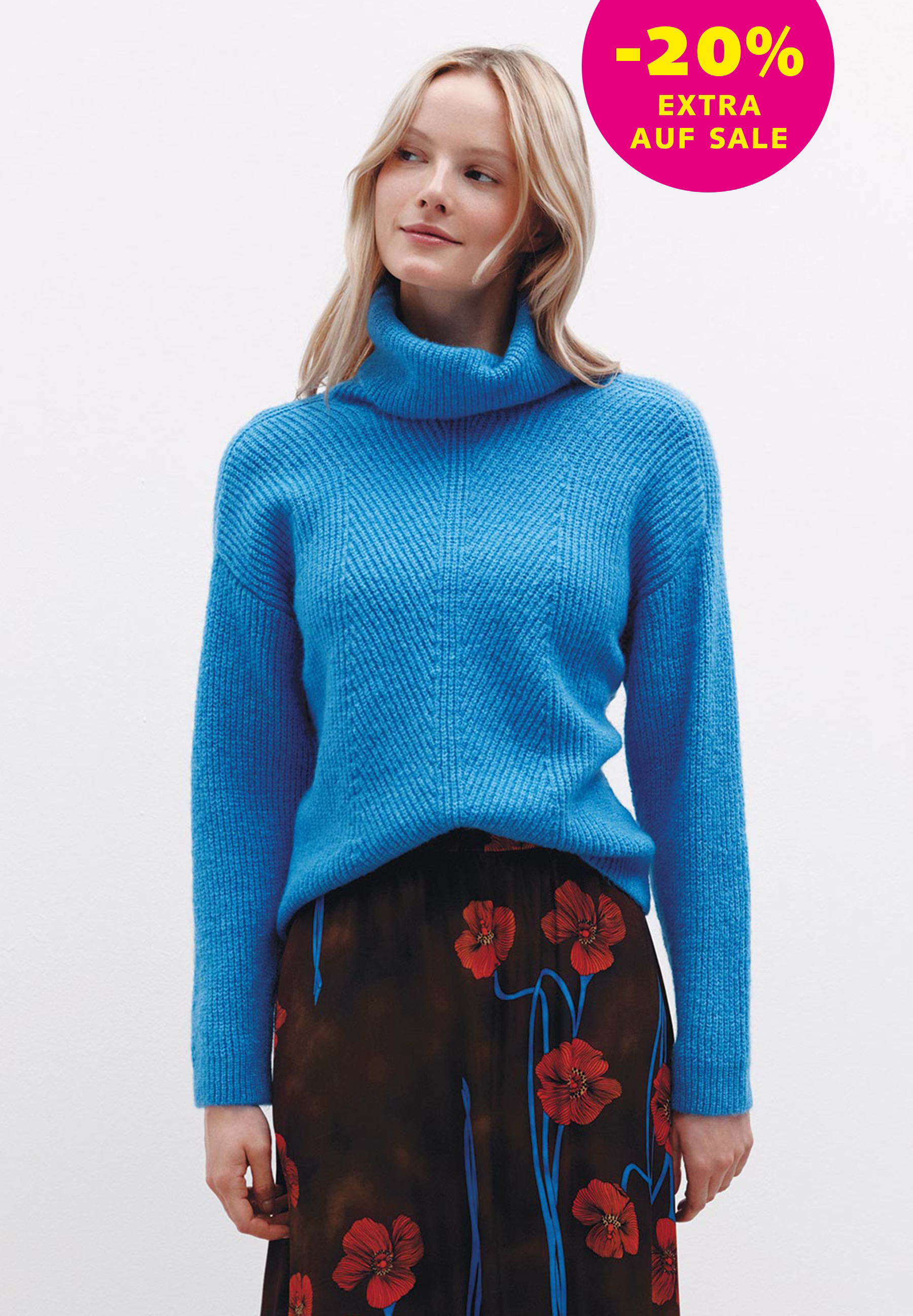Pullover in blau