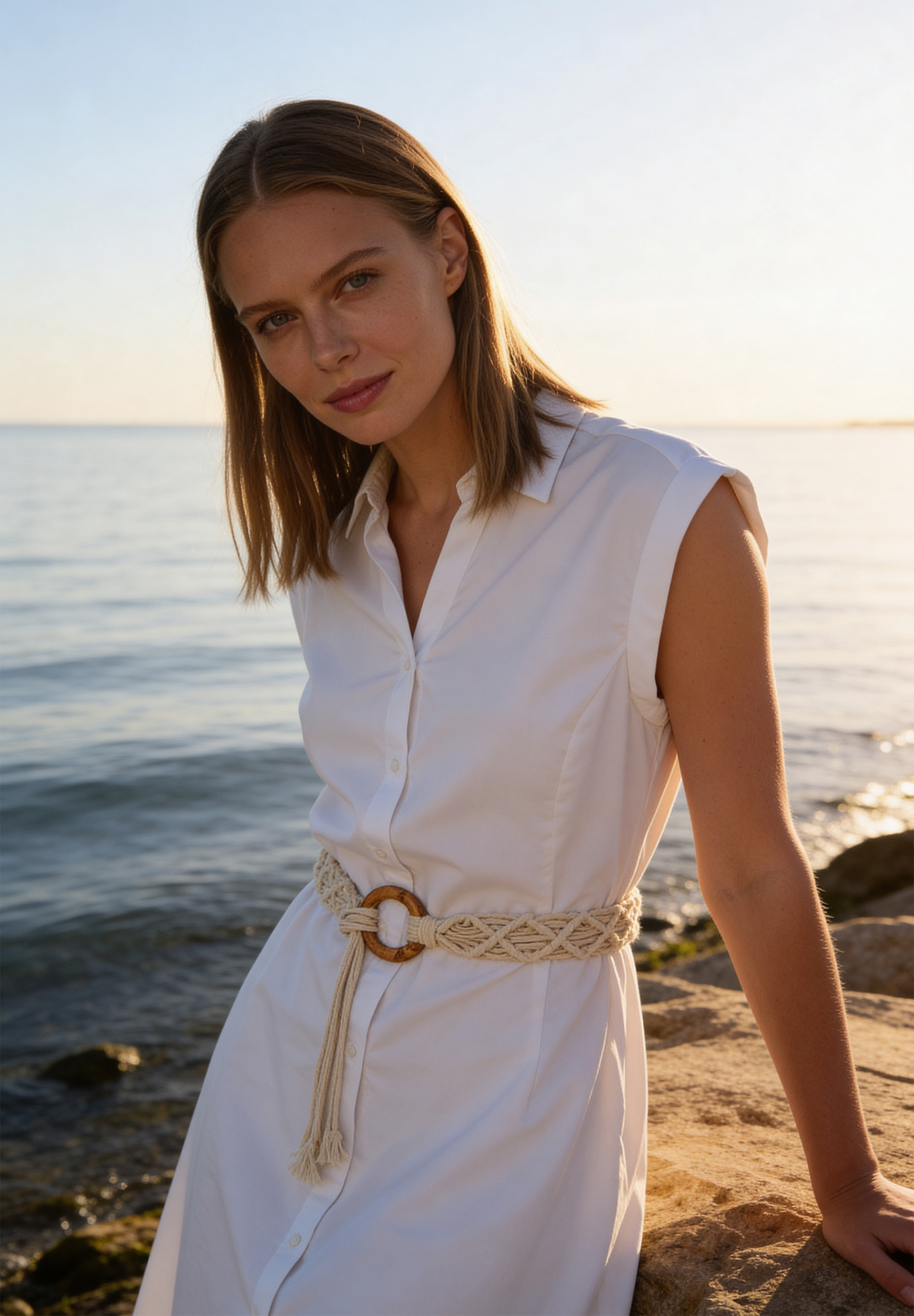 Kleid in weiß