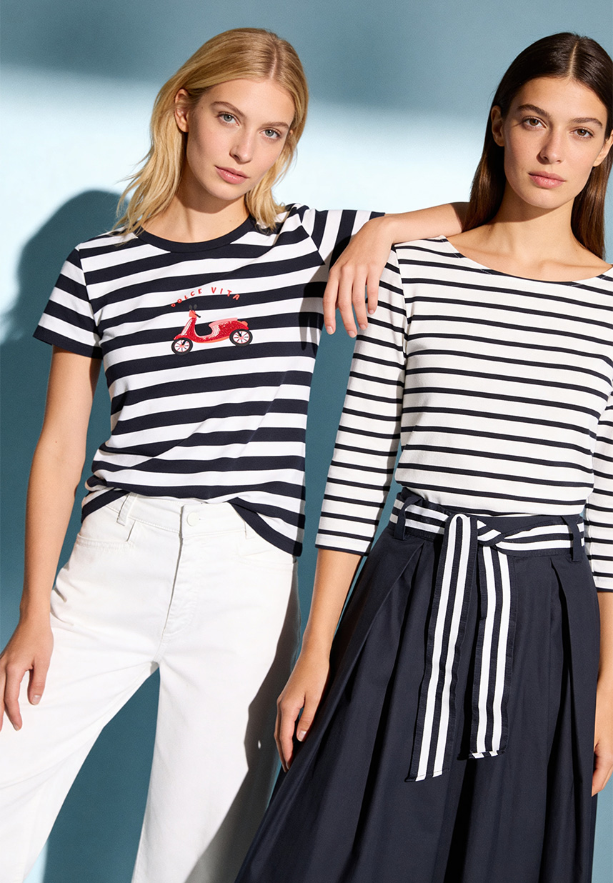 Shirts gestreift
