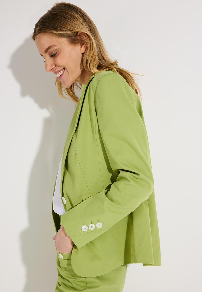 Blazer in grün