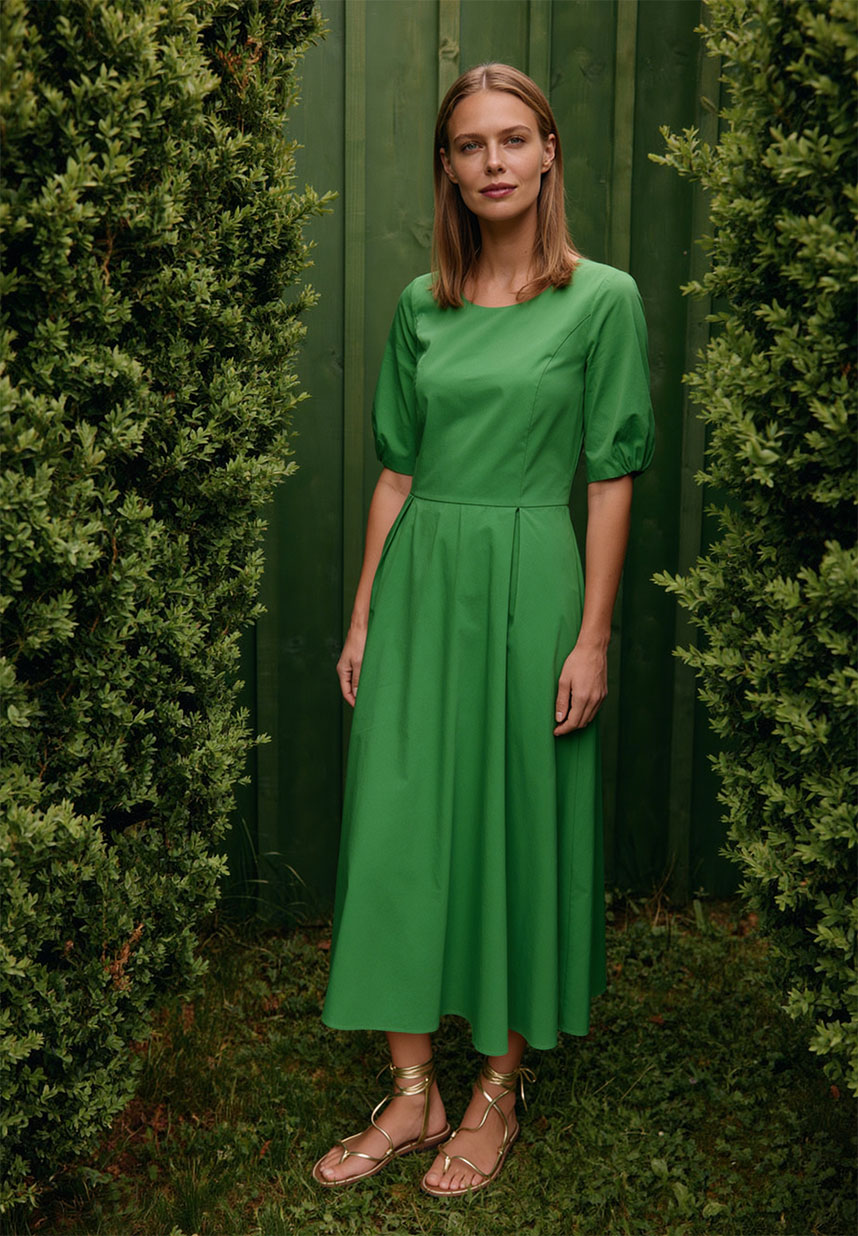 Kleid in grün