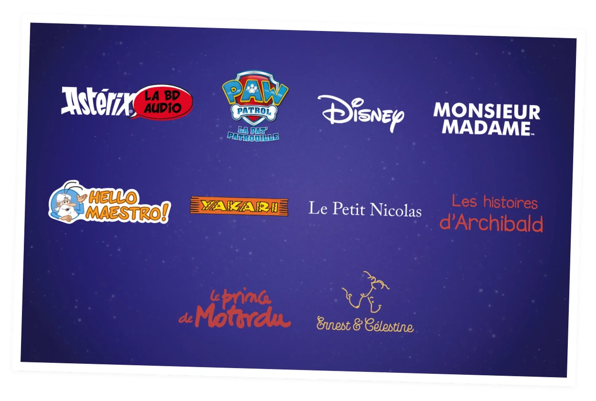 Plus de 500 livres audio disponibles