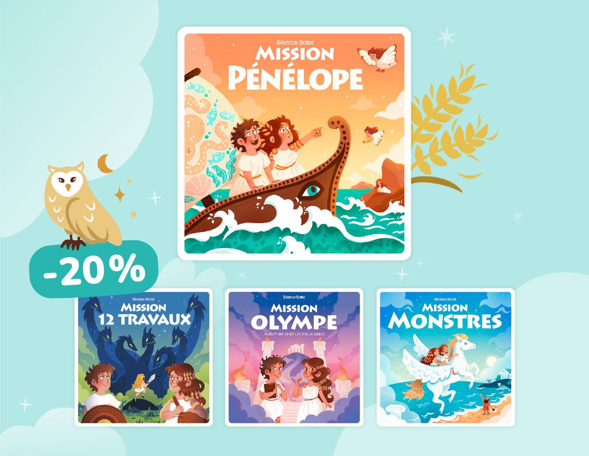 Offre à l'occasion de la sortie du livre Mission Penelope
