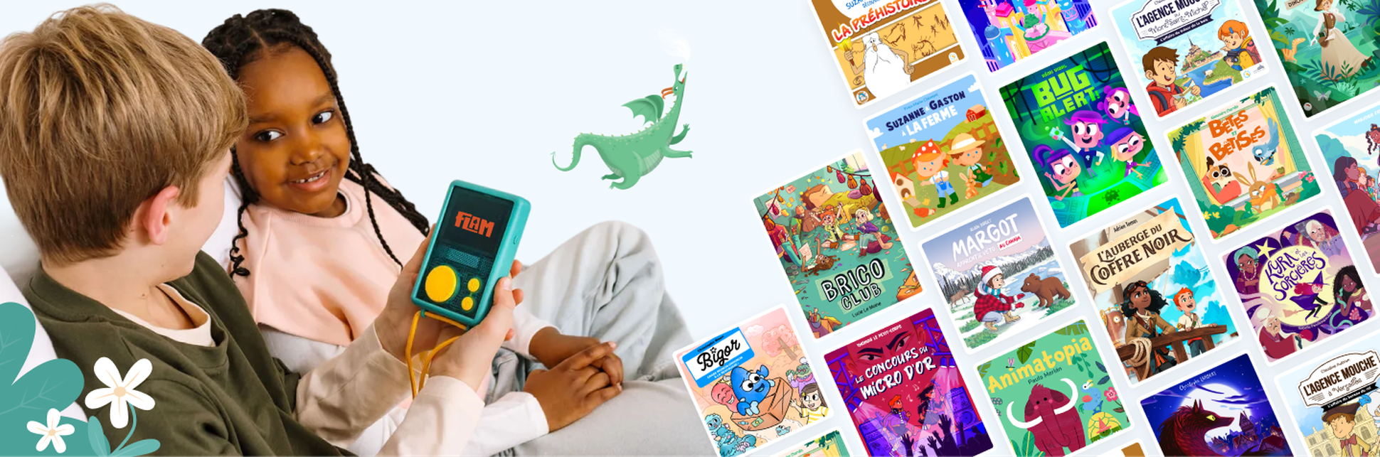 +500 livres audio dans le catalogue Lunii