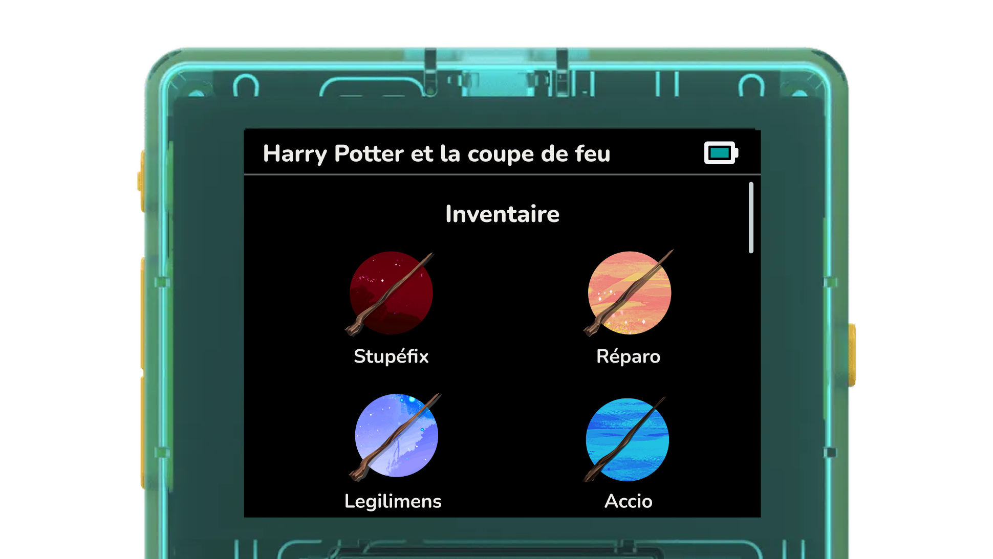 Ajoutez potions & sortilèges à votre inventaire