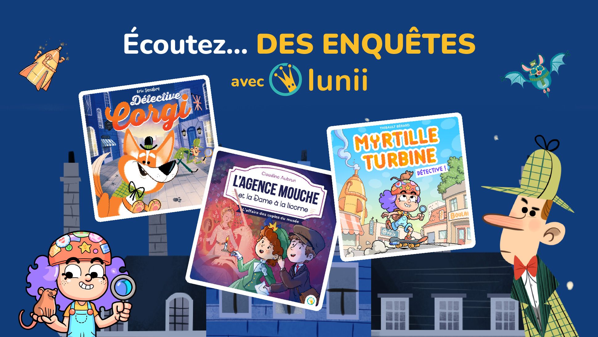 Ecoutez des enquêtes avec Lunii