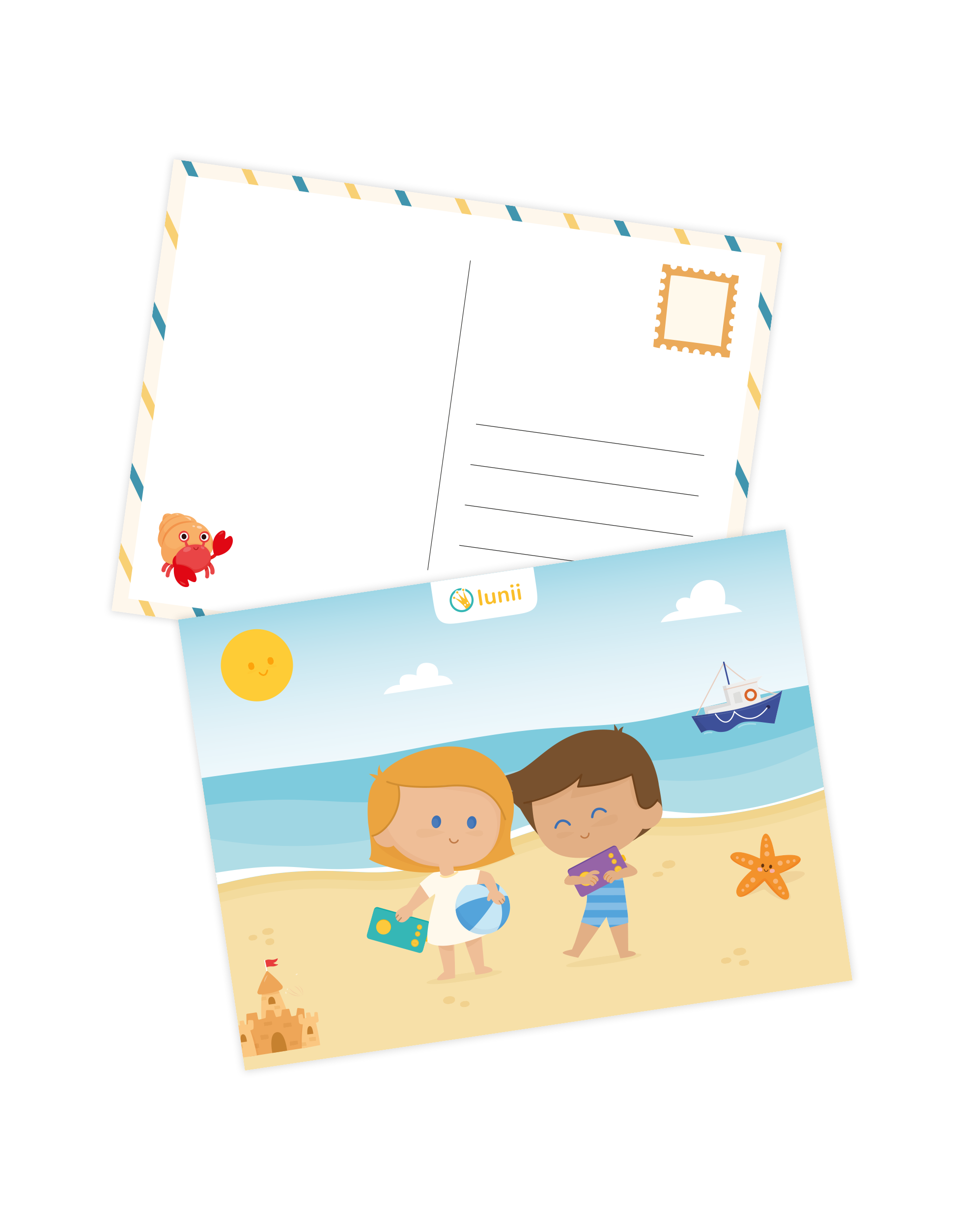 Carte postale Lunii