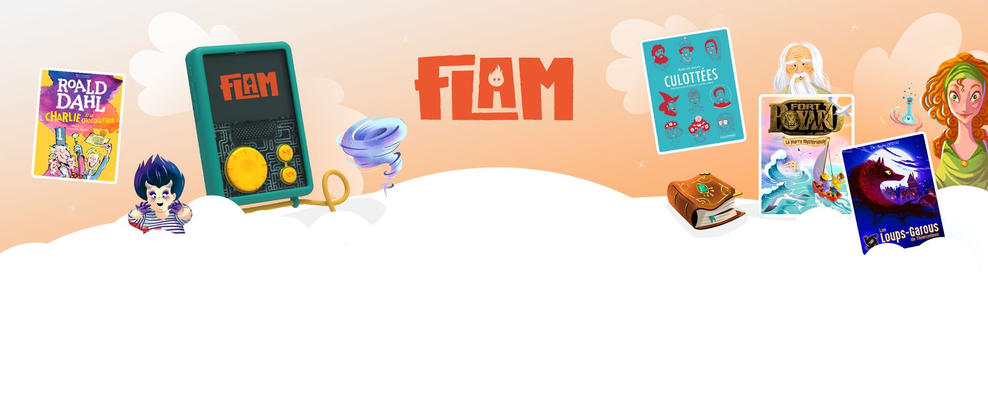 Ecoutez une multitude d'histoires fascinantes avec FLAM