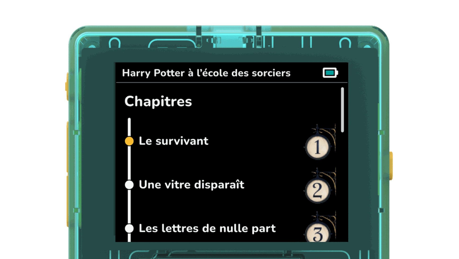 Naviguez dans les chapitres