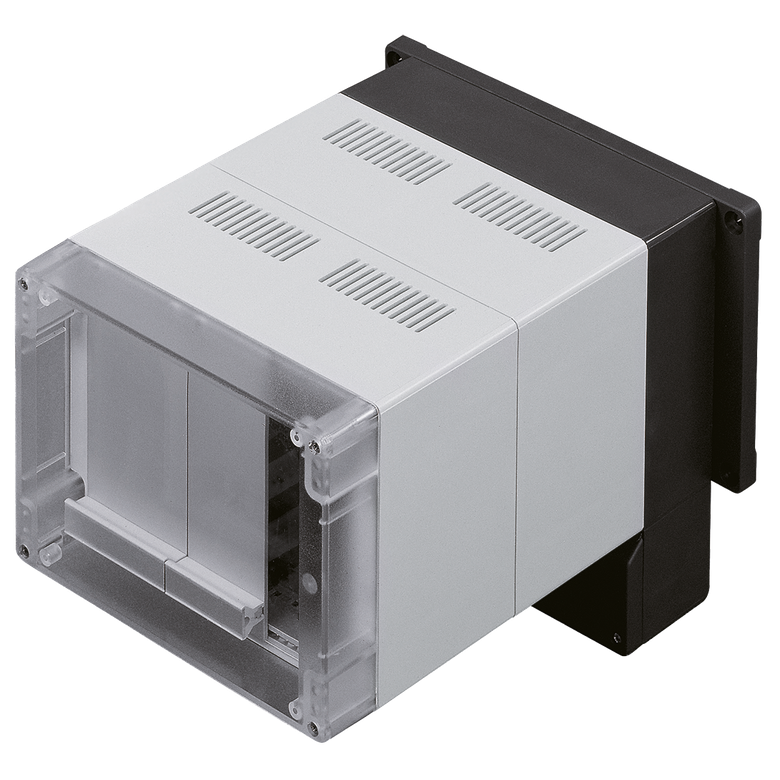 Modular plastic enclosure