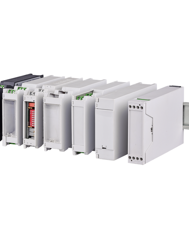 Combinorm classic enclosures for snapping onto a DIN rail