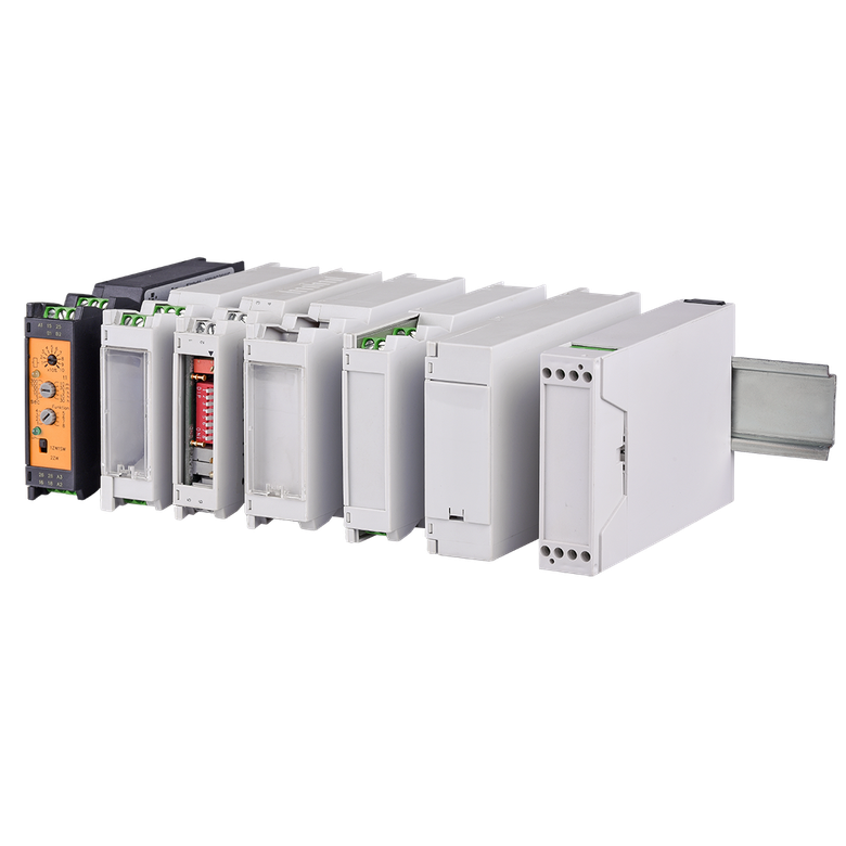 Combinorm classic enclosures for snapping onto a DIN rail