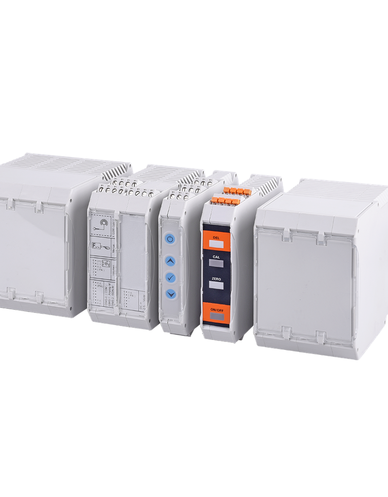 Combinorm connect enclosures for snapping onto a DIN rail