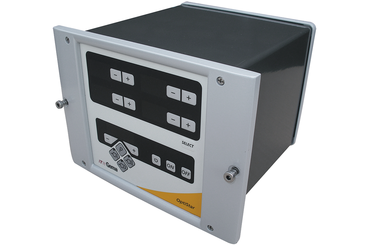 Die-cast aluminium enclosure with membrane keypad