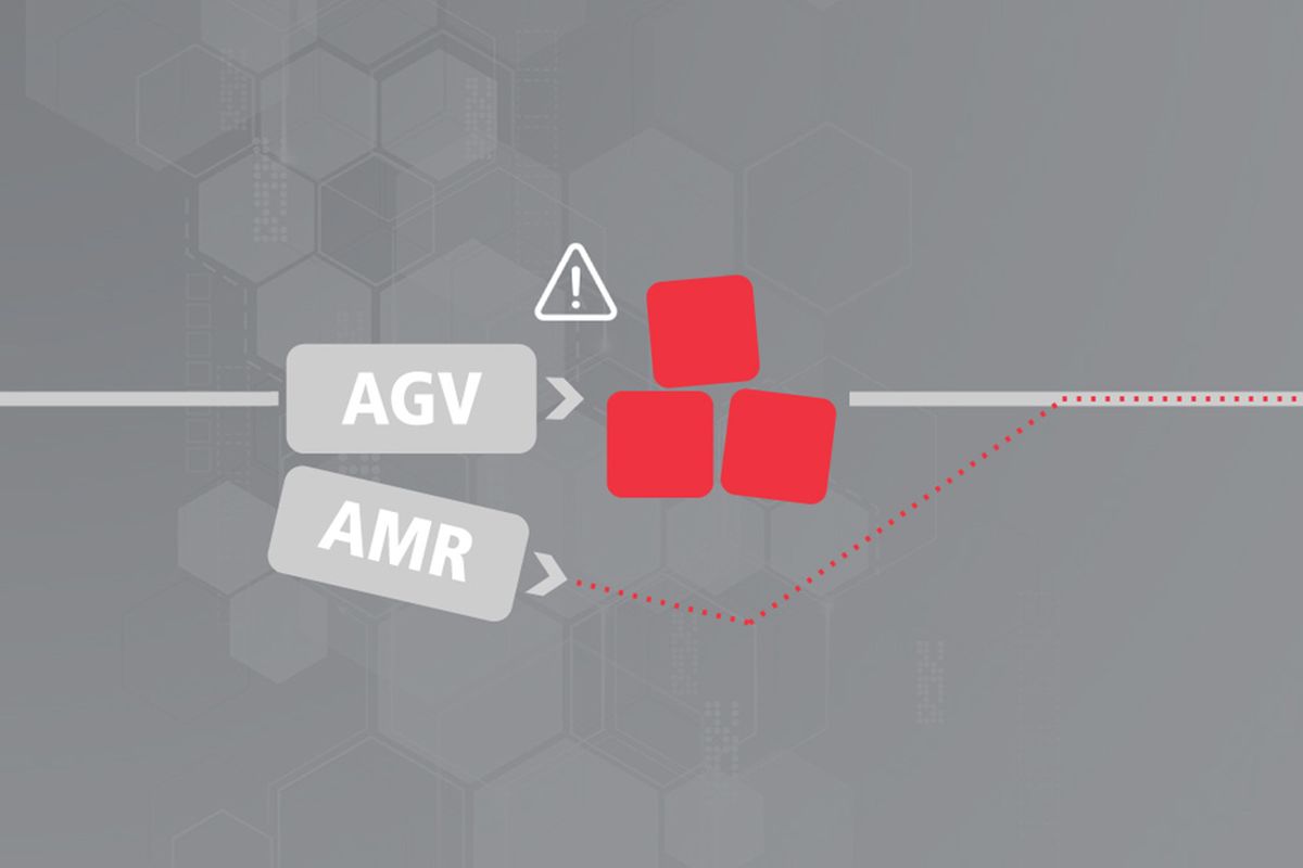 visualization how different an agv and amr navigate