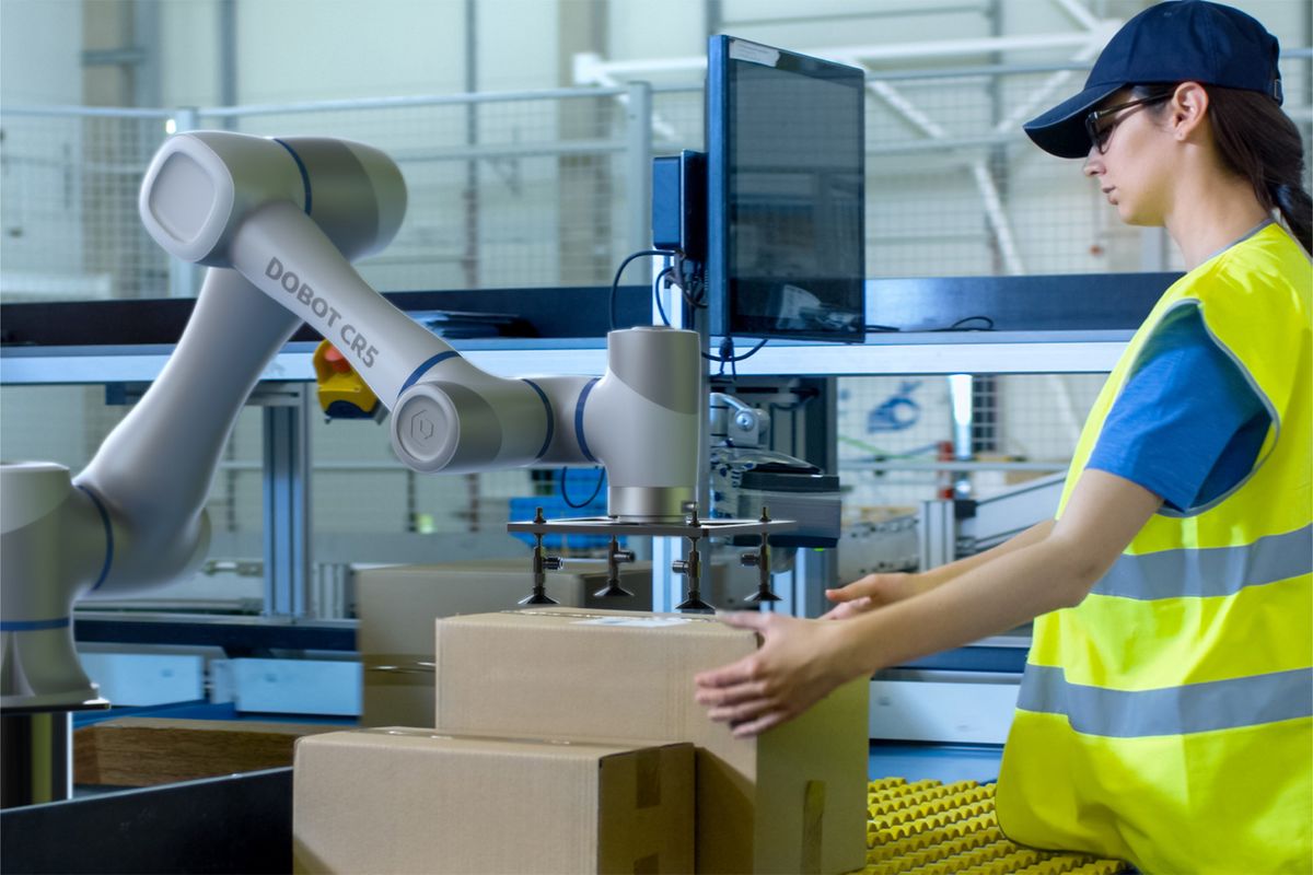 Palletizing with a collaborativ robot