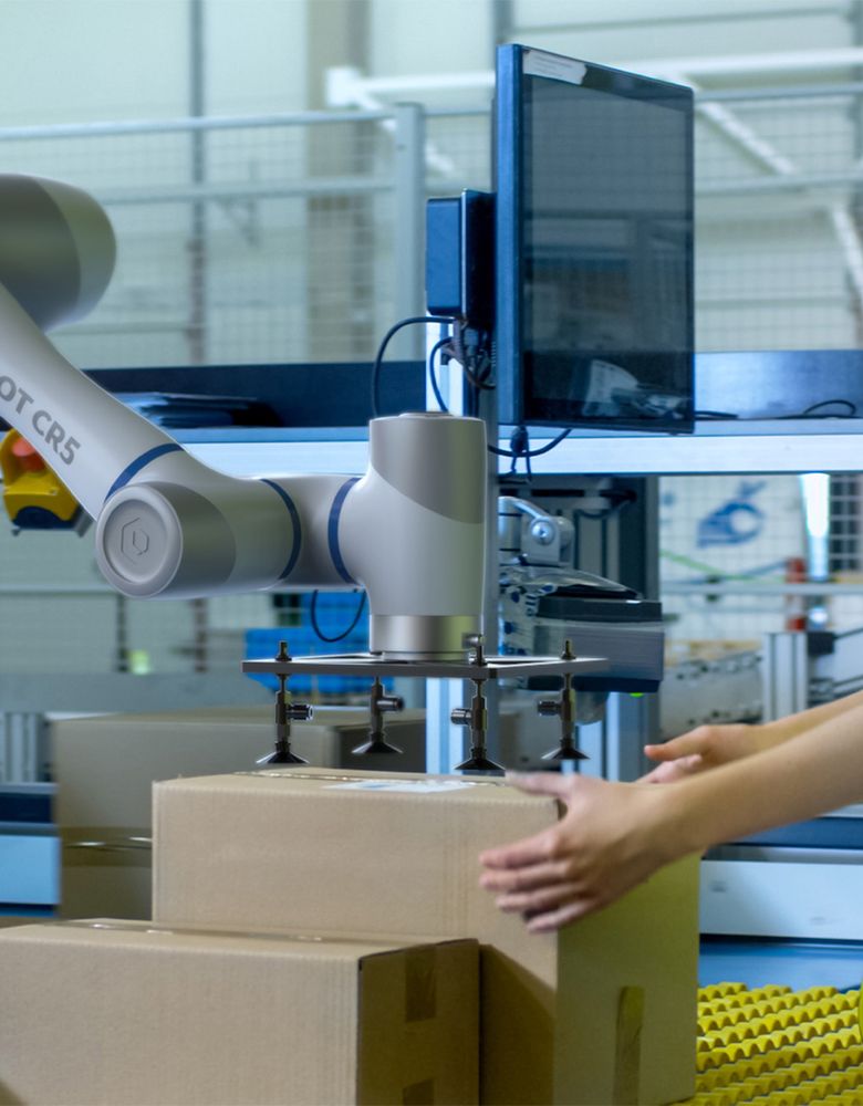 Palletizing with a collaborativ robot