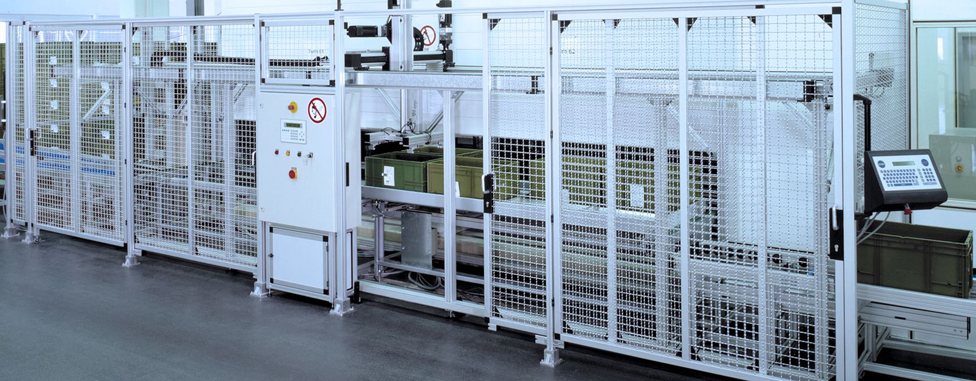 Protective grille system with sliding doors