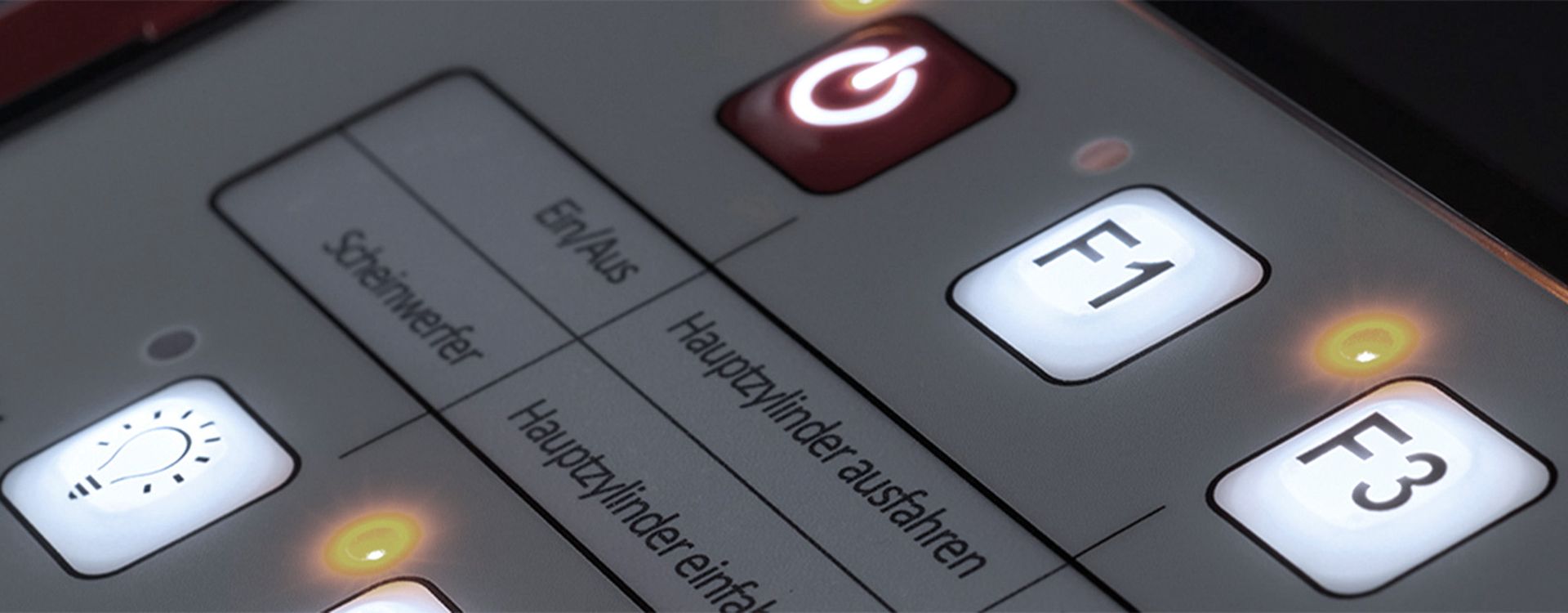 Membrane keypad with illuminated keys