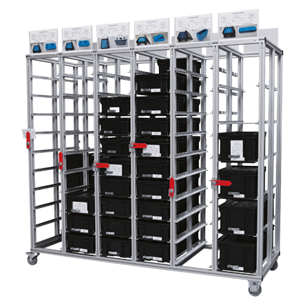 Intralogistics Kanban Racks