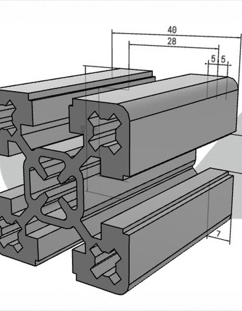 3D CAD File construction profile