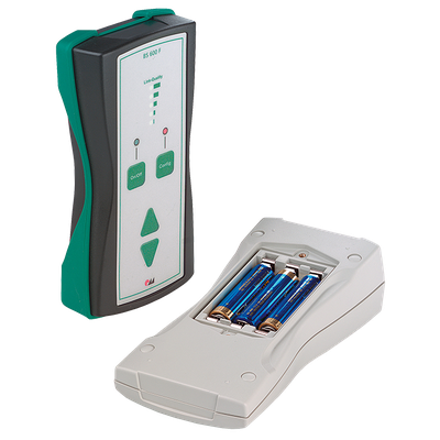 Plastic hand-held enclosure IP65 with battery compartment