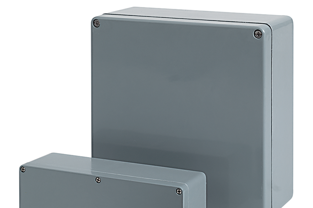 Polyester enclosure with protection class IP66