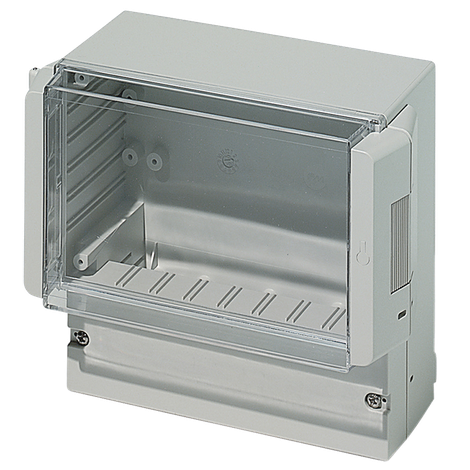 RegloCard Plus enclosure with hinged clear lid