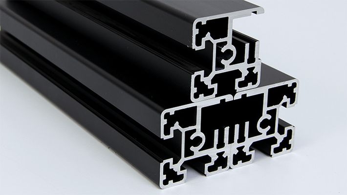 Anodized and painted aluminium profiles