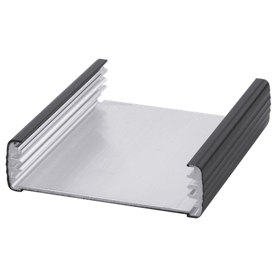 Black painted Alubos profil enclosure U-shape