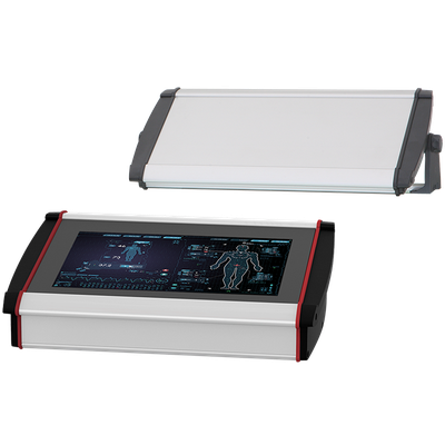 Table enclosure with integrated display