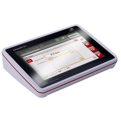 Modern and flat hand-held enclosure for the installation of touchscreens.