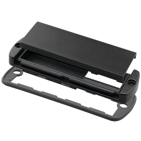 Lid with battery compartment for Alubos profil enclosure