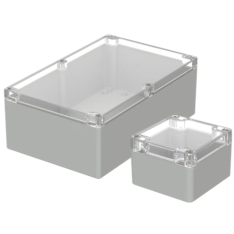 Polycarbonat enclosure with clear lid