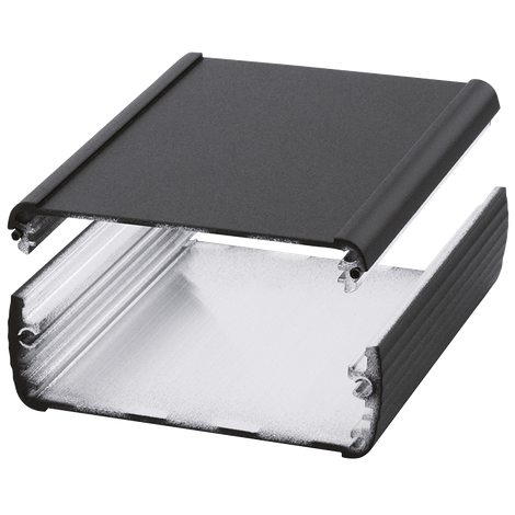 Divided aluminium profile enclosure