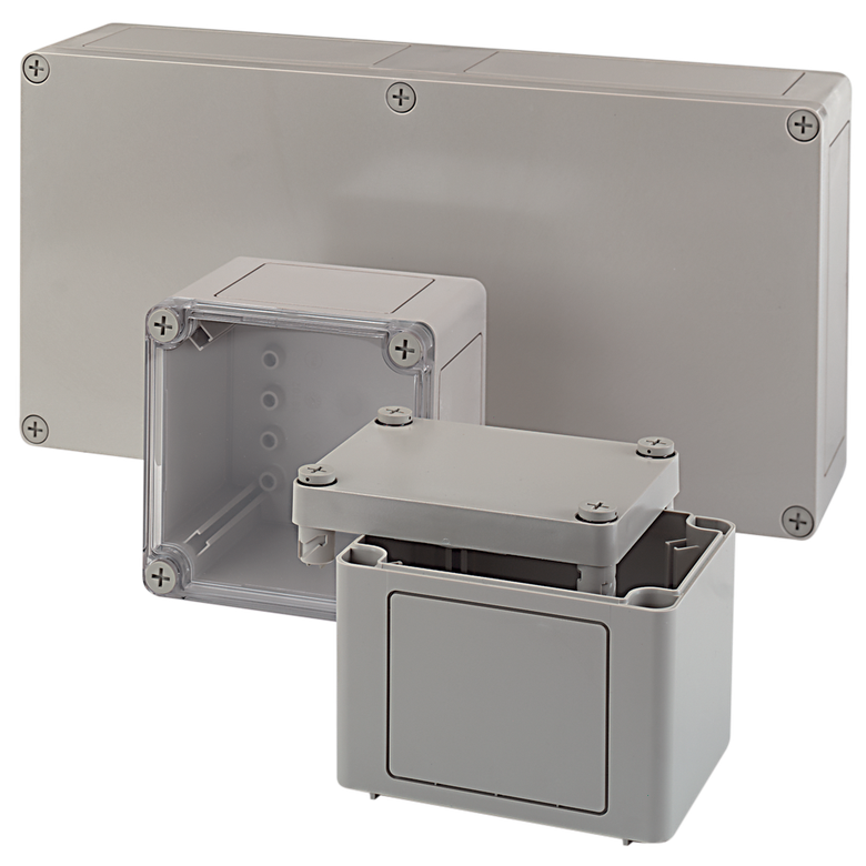 Polycarbonat flanged enclosures